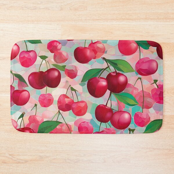 Item preview, Pastel Cherry Mosaic Pattern designed and sold by Glam-OOTD.