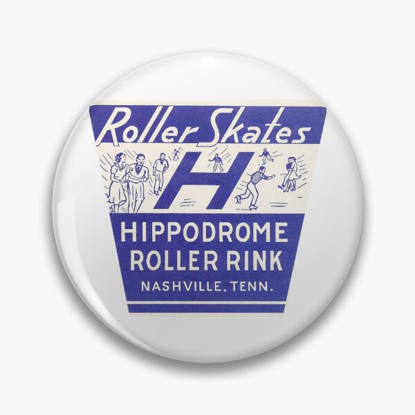 Item preview, Hippodrome Roller Skating Nashville Tennessee Roller Skating Rink Sticker Decal Label Design 5 designed and sold by tislord.