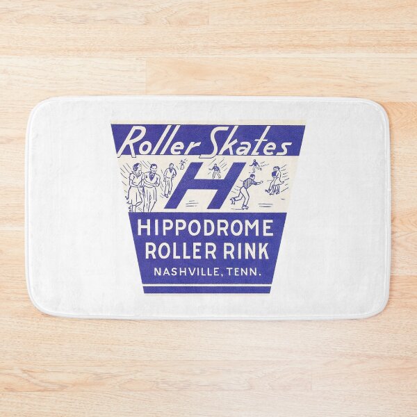 Item preview, Hippodrome Roller Skating Nashville Tennessee Roller Skating Rink Sticker Decal Label Design 5 designed and sold by tislord.