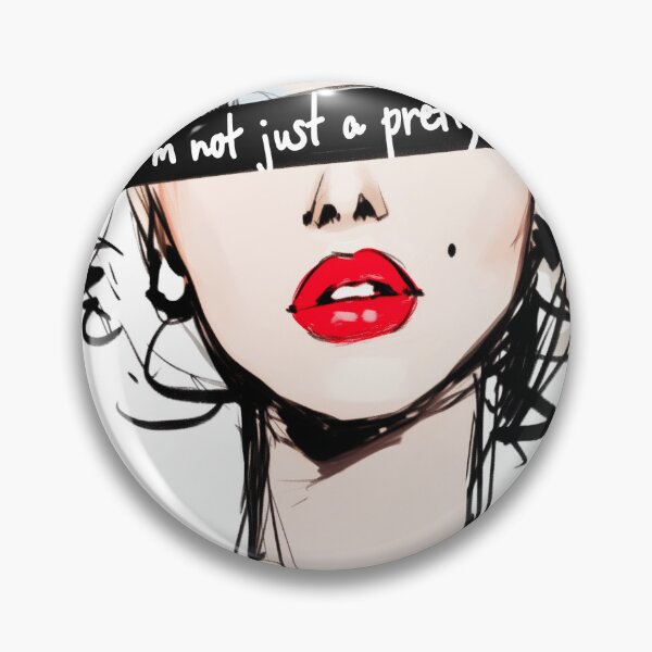 Item preview, I'm Not Just a Pretty Face – Bold Empowerment Artwork designed and sold by ArtSE46.