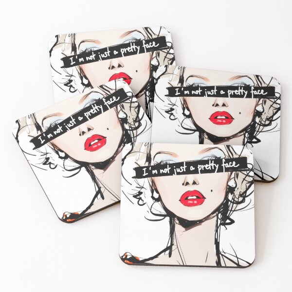 Item preview, I'm Not Just a Pretty Face – Bold Empowerment Artwork designed and sold by ArtSE46.