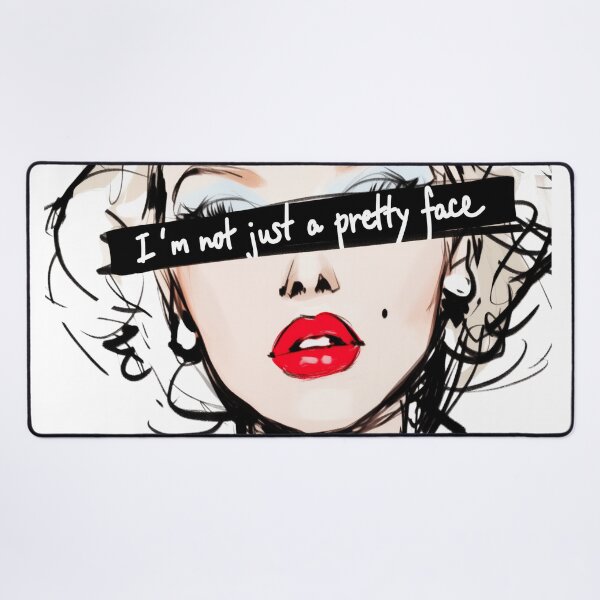 Item preview, I'm Not Just a Pretty Face – Bold Empowerment Artwork designed and sold by ArtSE46.
