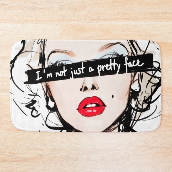 Item preview, I'm Not Just a Pretty Face – Bold Empowerment Artwork designed and sold by ArtSE46.