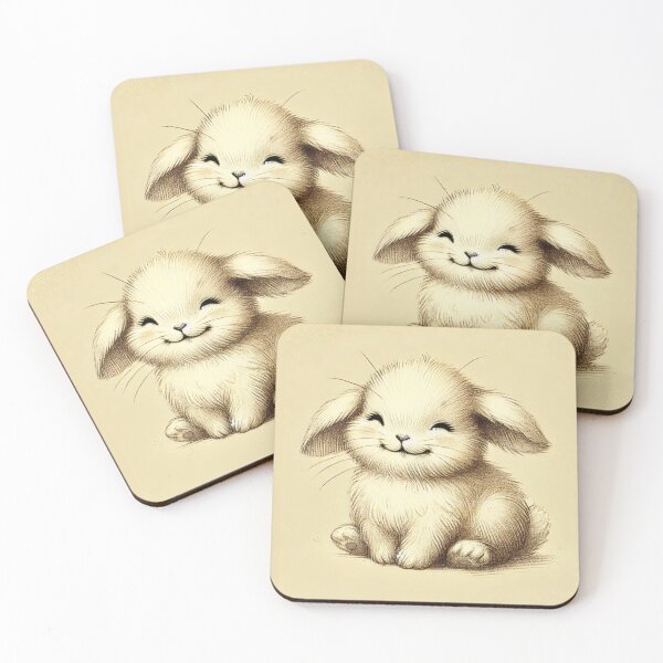 Item preview, Spring Delight – Vintage Easter Bunny Art designed and sold by MoonBliss-co-uk.