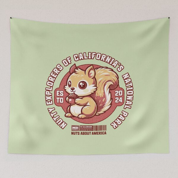 Item preview, Squirrels from the American National Parks - Protect the Animals designed and sold by Mafiadonar.
