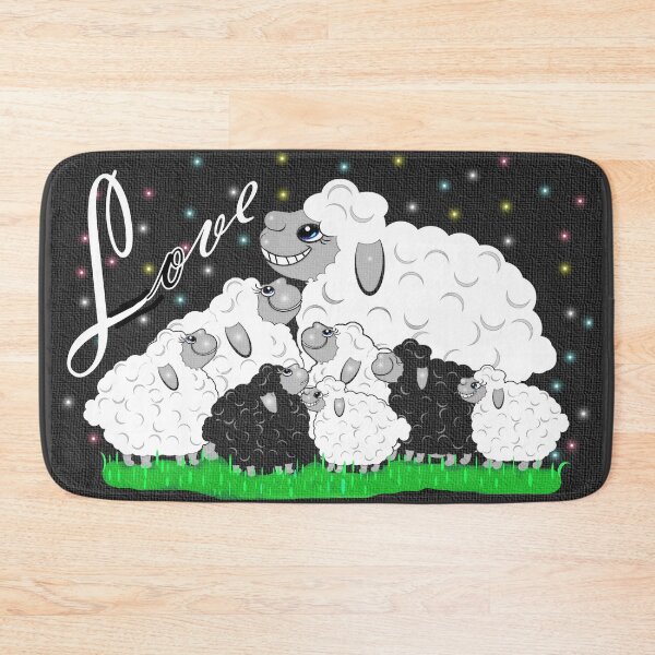 Item preview, The sheep gather together happily, enjoying each other's company. designed and sold by Shirley cute art .