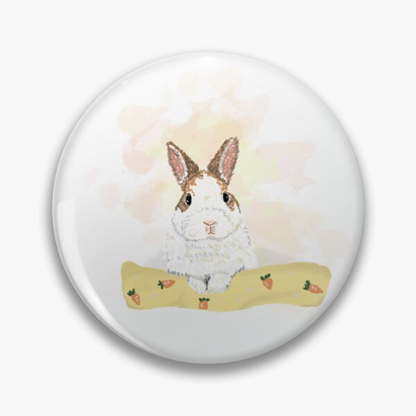 Item preview, Cozy Bunny - Adorable Dutch Rabbit Resting on a Pillow designed and sold by TachiHanchi.