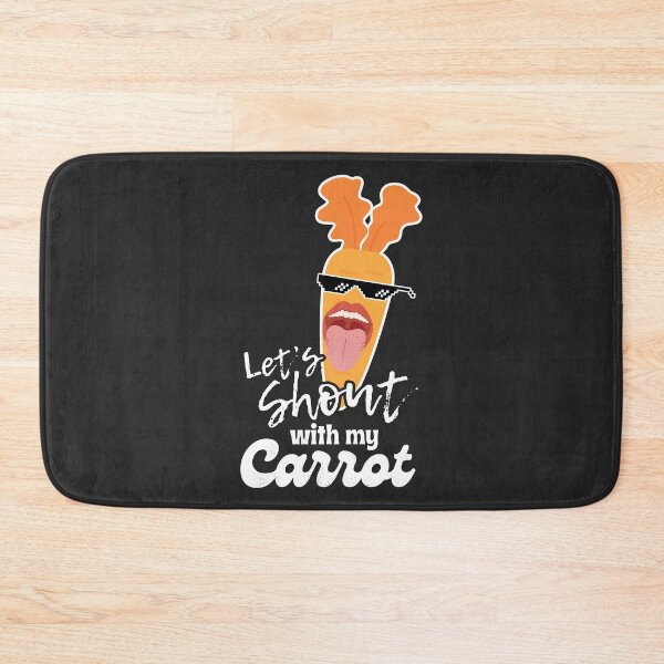 Item preview, Let’s Shout With My Carrot Wild Orange Energy designed and sold by SplashTastic.