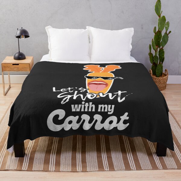 Item preview, Let’s Shout With My Carrot Wild Orange Energy designed and sold by SplashTastic.