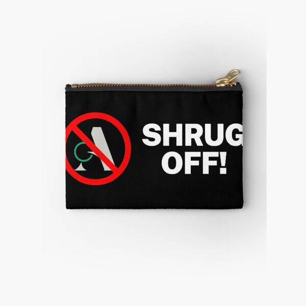 Item preview, Shrug Off! Horizontal Dark designed and sold by deepreddigital.