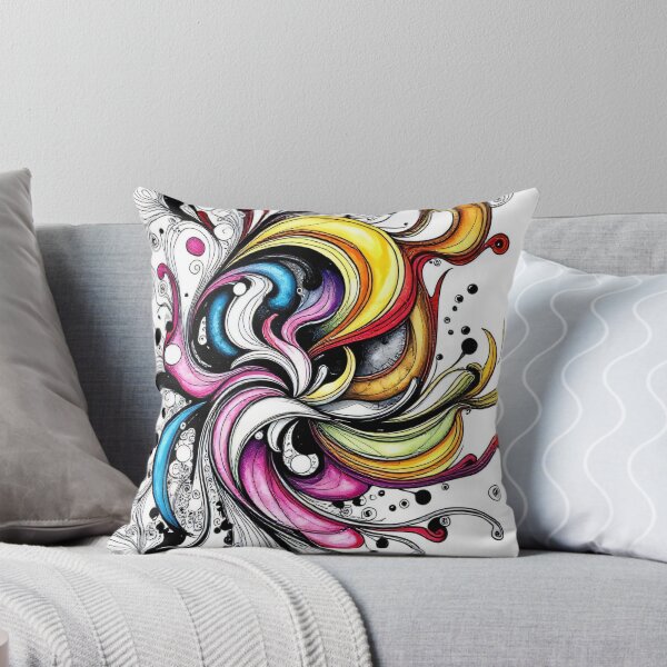 Item preview, Chaos & Harmony: Vivid Abstract Ink & Color Swirls designed and sold by FoisonDesigns.