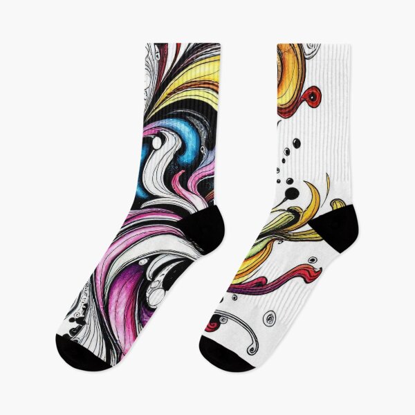 Item preview, Chaos & Harmony: Vivid Abstract Ink & Color Swirls designed and sold by FoisonDesigns.