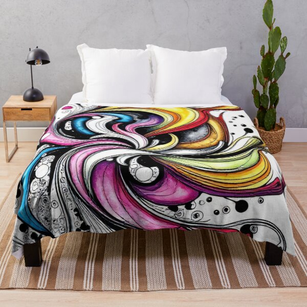 Item preview, Chaos & Harmony: Vivid Abstract Ink & Color Swirls designed and sold by FoisonDesigns.