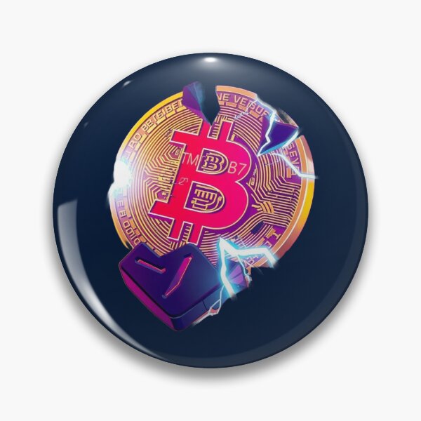 Item preview, Broken Bitcoin designed and sold by DesignPrePress.