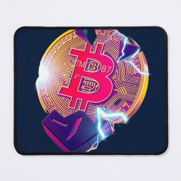 Item preview, Broken Bitcoin designed and sold by DesignPrePress.
