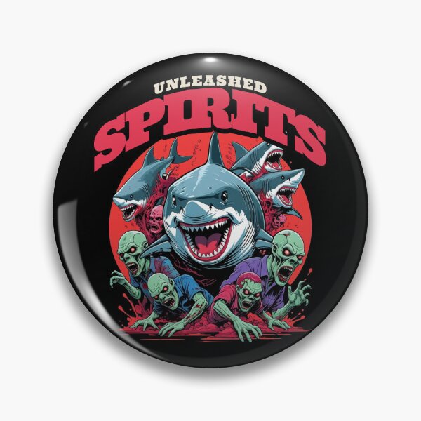Item preview, Unleashed Spirits – Sharks and Zombies Horror designed and sold by Taans-Creation.