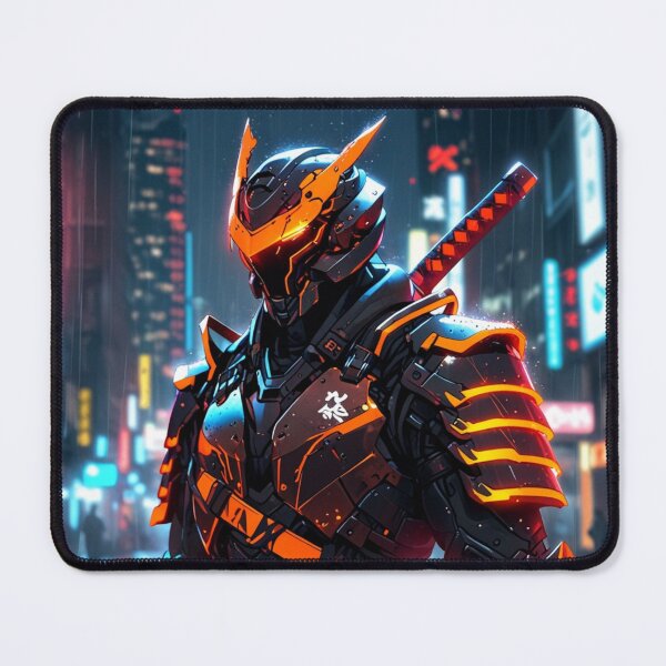 Item preview, Samurai: Neon Guardian of the Future designed and sold by ShadowTek.