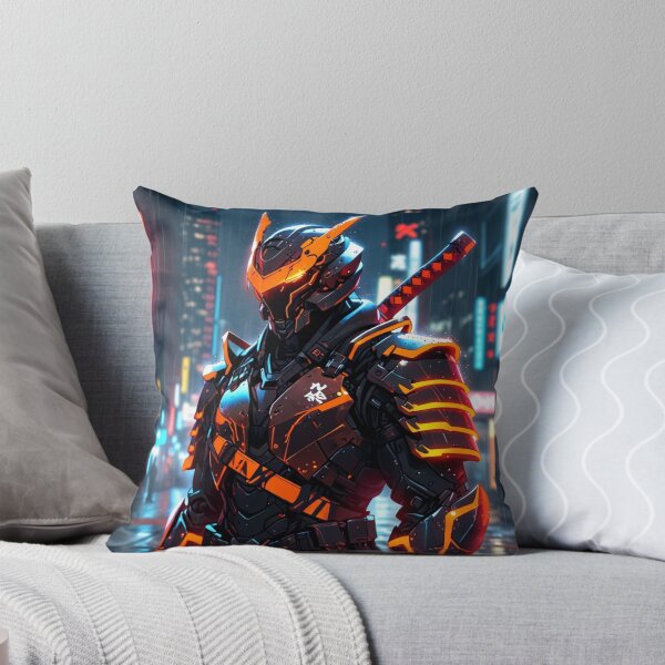 Item preview, Samurai: Neon Guardian of the Future designed and sold by ShadowTek.