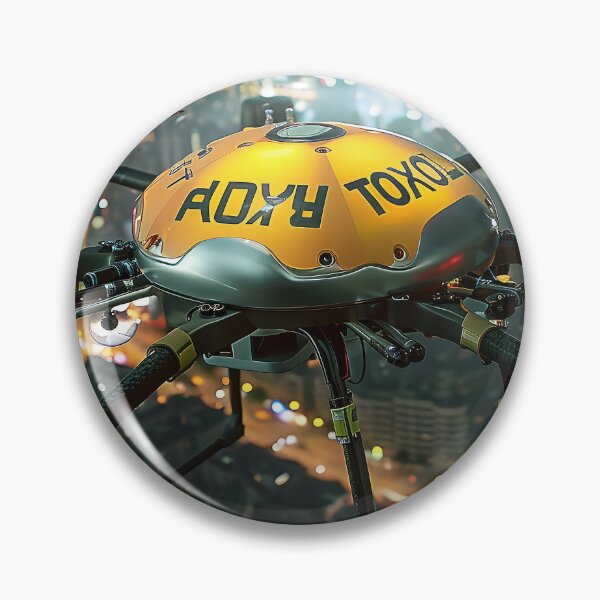 Item preview, captivating image showcases a high-tech aerial taxi drone. designed and sold by CheerForGoods.