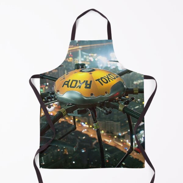 Item preview, captivating image showcases a high-tech aerial taxi drone. designed and sold by CheerForGoods.