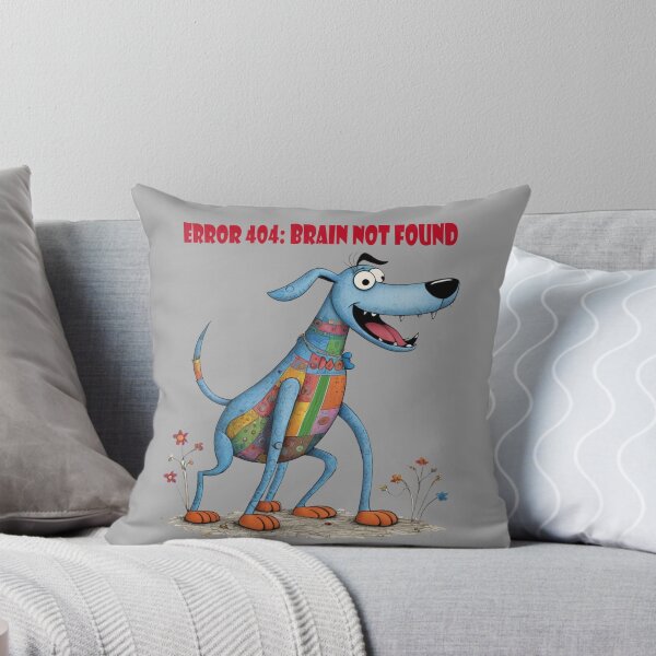 Item preview, Error 404: Cerebro no encontrado, Perro gracioso, Perro tonto, Cachorro tonto, Idiota feliz designed and sold by KayUweRott.