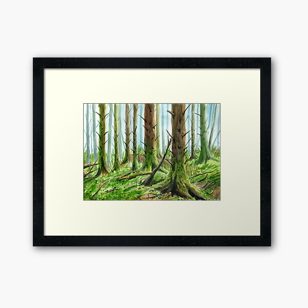 Item preview, Watercolour Forest designed and sold by kasiawajda.