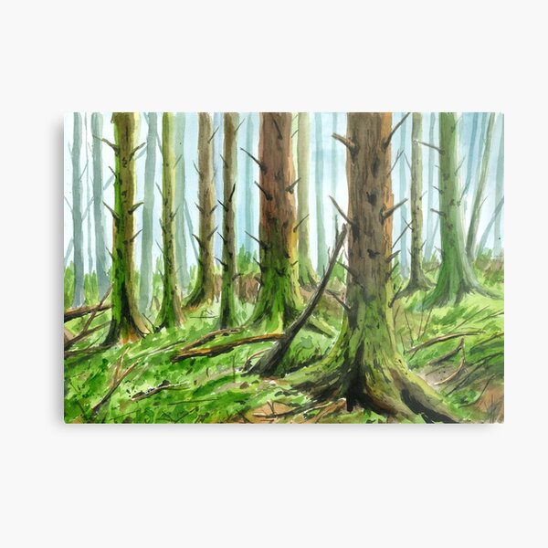 Item preview, Watercolour Forest designed and sold by kasiawajda.