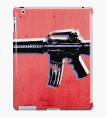 M16 Assault Rifle on Red iPad Case/Skin