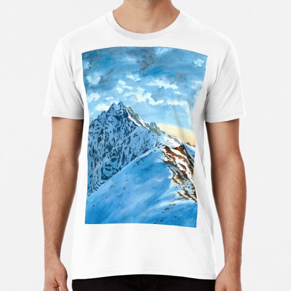 Item preview, Watercolour Tatra Mountains - kasprowy Summit designed and sold by kasiawajda.