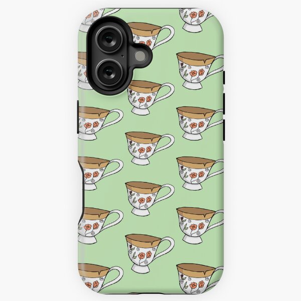 Vista previa del artículo con la obra «Taza estética con flores.», diseñado y vendido por Fuchsiella.