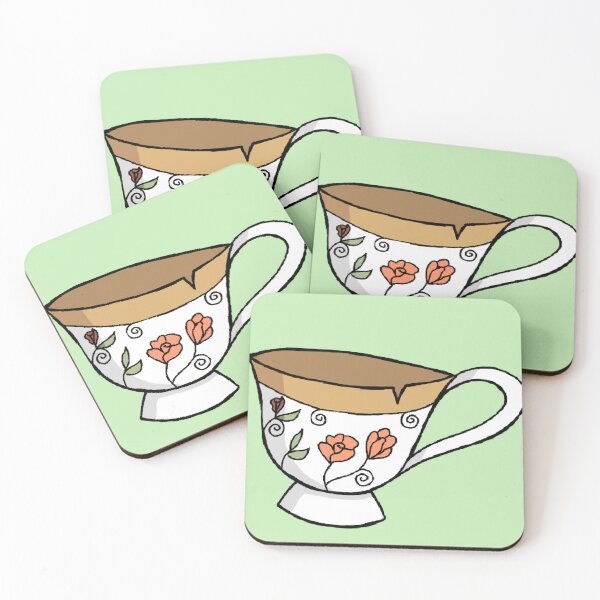 Item preview, Aesthetic cup with flowers designed and sold by Fuchsiella.