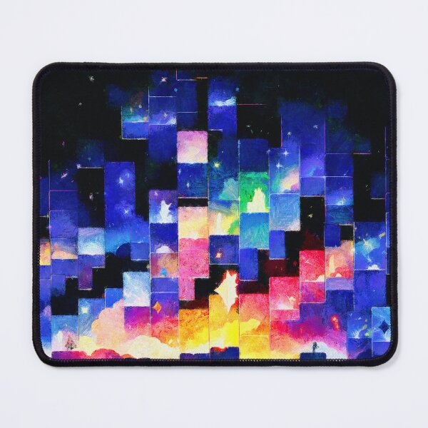 Item preview, Digital collage, Rainbow Explosions Nebula in Galaxy, Hard attack, Art Inspirations designed and sold by Gabi.Media.