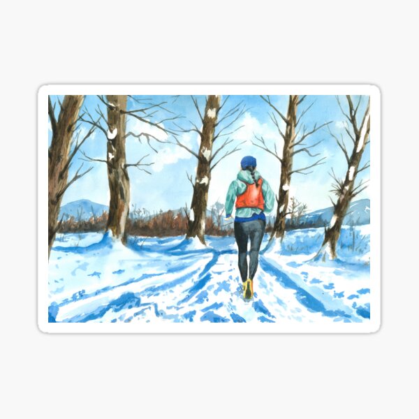 Item preview, Watercolour ultra runner  designed and sold by kasiawajda.