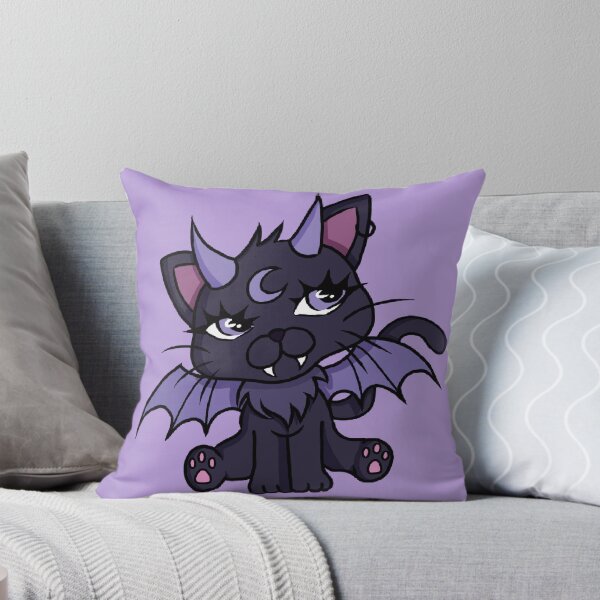 Item preview, Cute devilish kitten designed and sold by Fuchsiella.