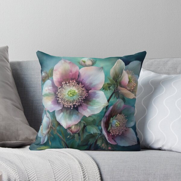 Item preview, white hellebores designed and sold by Valentina-V.