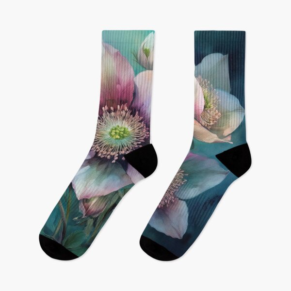 Item preview, white hellebores designed and sold by Valentina-V.