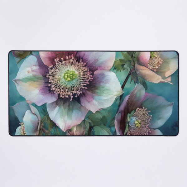 Item preview, white hellebores designed and sold by Valentina-V.
