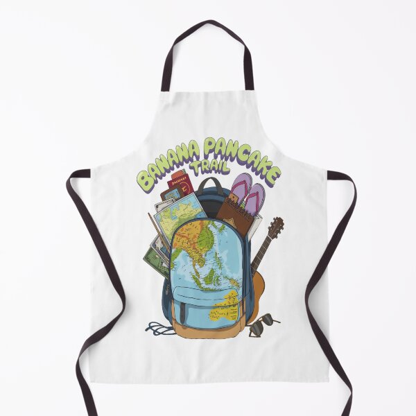Item preview, Backpacking adventure Asia travel - Hippie Banana Pancake Trail Adventure designed and sold by stickercuffs.