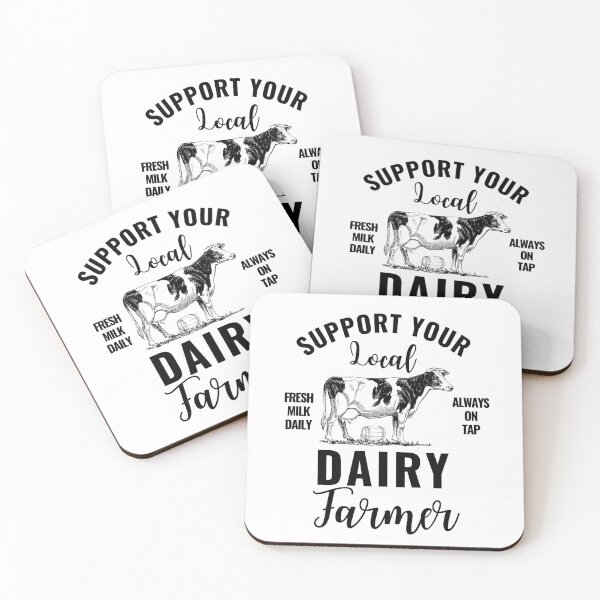 Item preview, Support Local Dairy Farmer designed and sold by Alberto Dominguez.