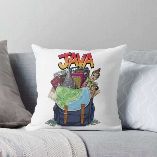 Item preview, Asia Indonesia Java travel - Java Adventure Backpacking designed and sold by stickercuffs.