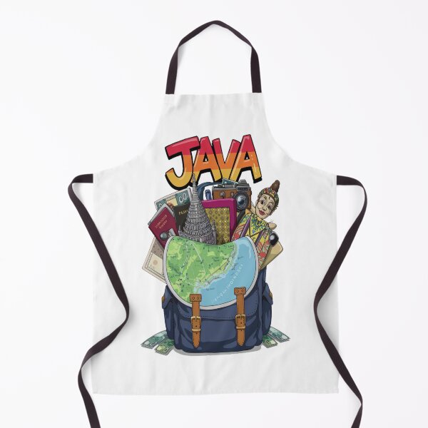 Item preview, Asia Indonesia Java travel - Java Adventure Backpacking designed and sold by stickercuffs.