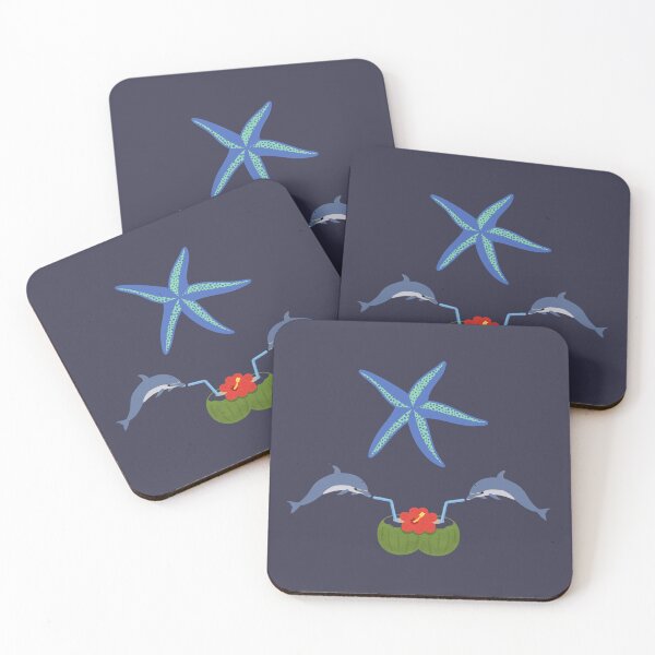 Item preview, Dolphin Drinking Coconut Water designed and sold by Chekky.