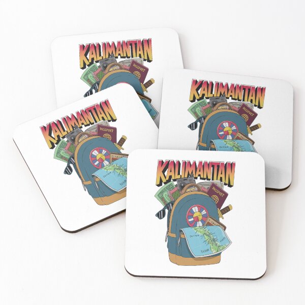 Item preview, Kalimantan Borneo Indonesia travel - Kalimantan Asian Adventure Backpacking designed and sold by stickercuffs.