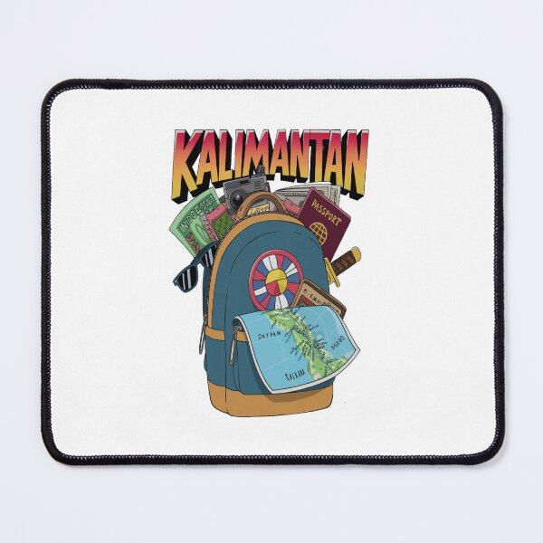 Item preview, Kalimantan Borneo Indonesia travel - Kalimantan Asian Adventure Backpacking designed and sold by stickercuffs.