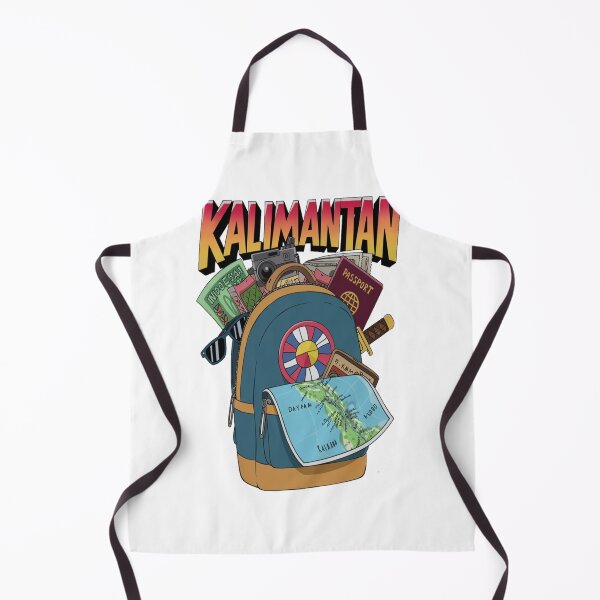 Item preview, Kalimantan Borneo Indonesia travel - Kalimantan Asian Adventure Backpacking designed and sold by stickercuffs.