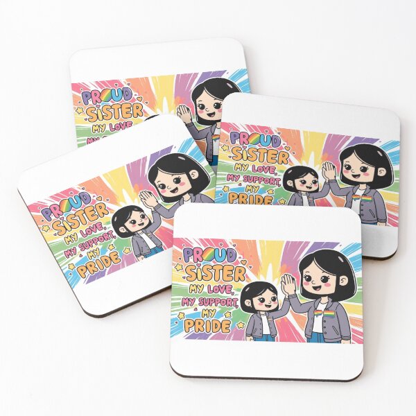 Item preview, Proud Sister with Rainbow Pride designed and sold by StormArte.