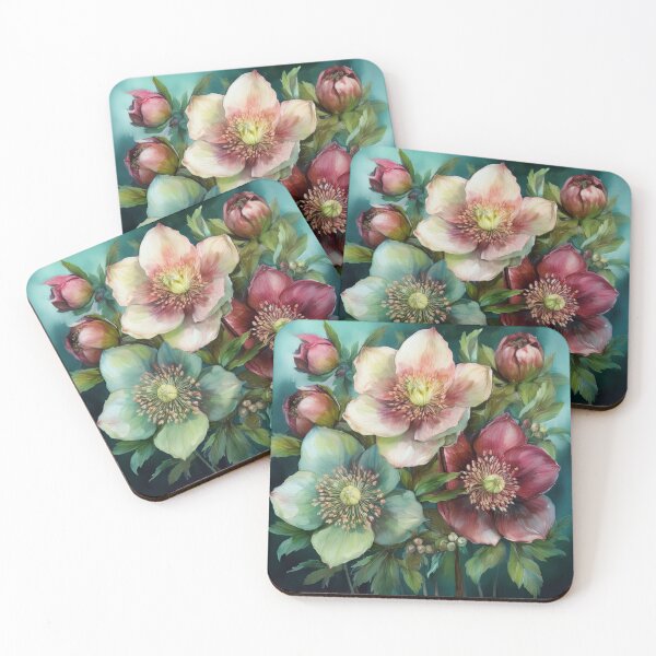 Item preview, hellebores designed and sold by Valentina-V.