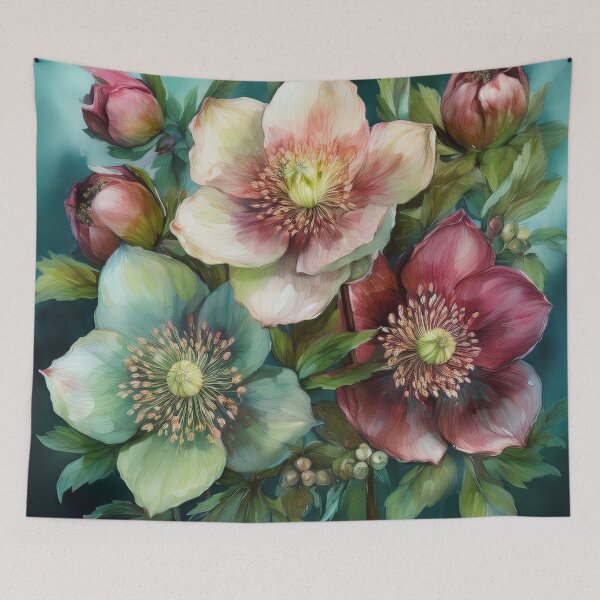 Item preview, hellebores designed and sold by Valentina-V.