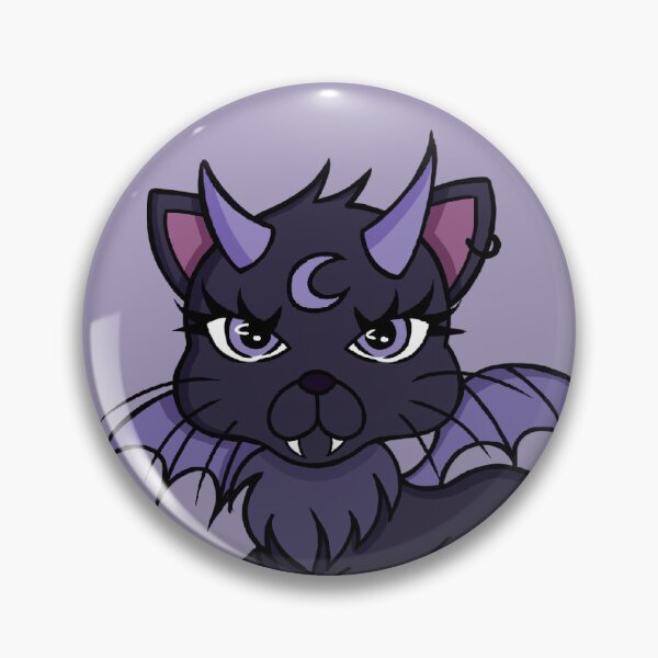 Item preview, Grumpy devilish kitten  designed and sold by Fuchsiella.