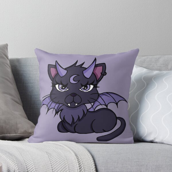 Item preview, Grumpy devilish kitten  designed and sold by Fuchsiella.